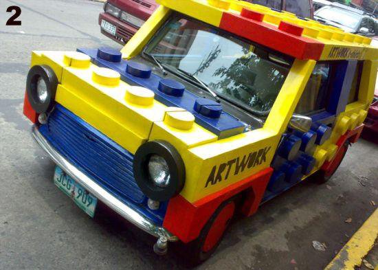 Prawdziwy samochód zbudowany z klocków Lego Gadżetomania.pl