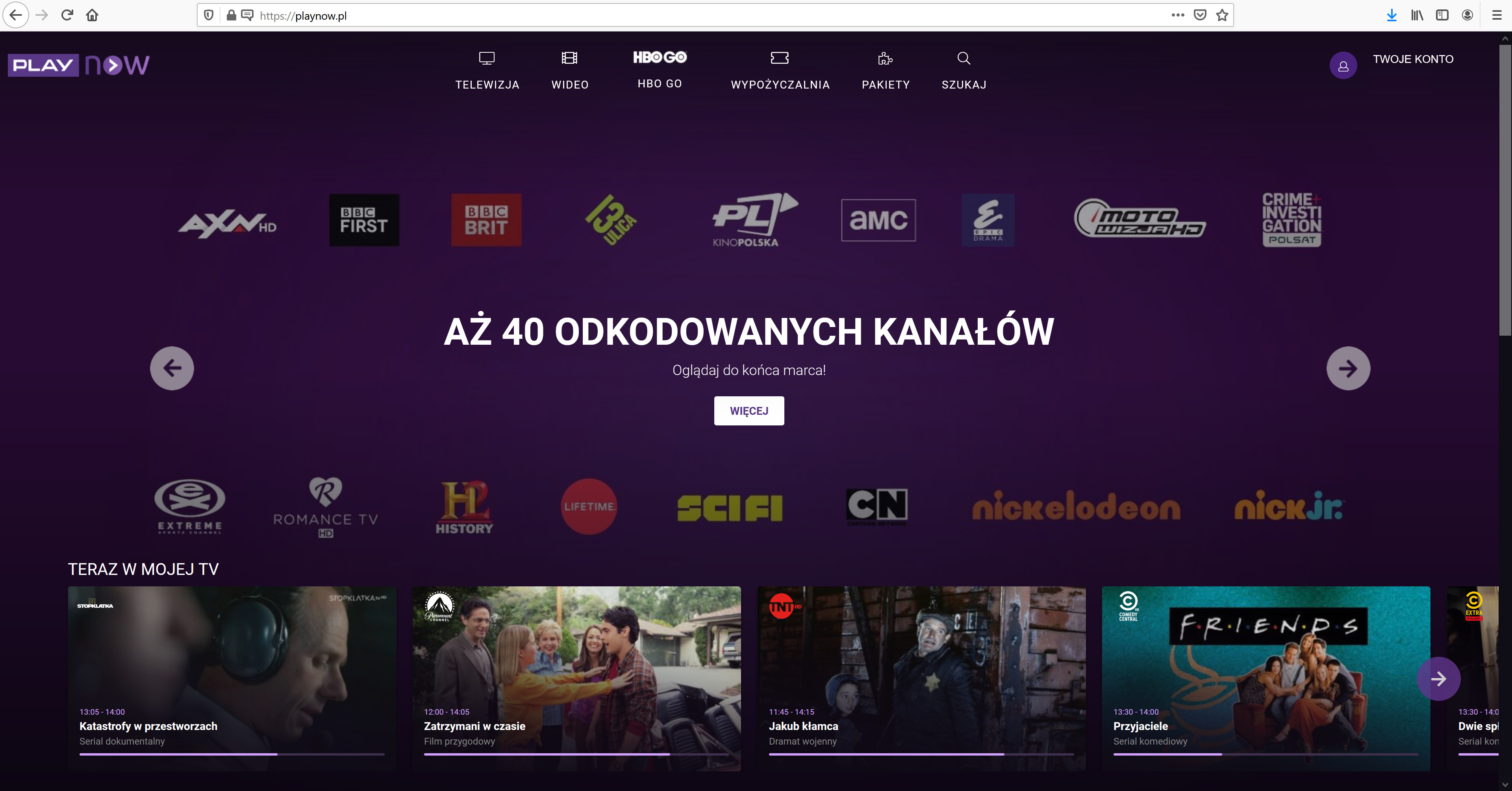 Operator sieci Play odblokowuje 40 kanałów. Gratka dla abonentów P4, którzy  zostają w domu